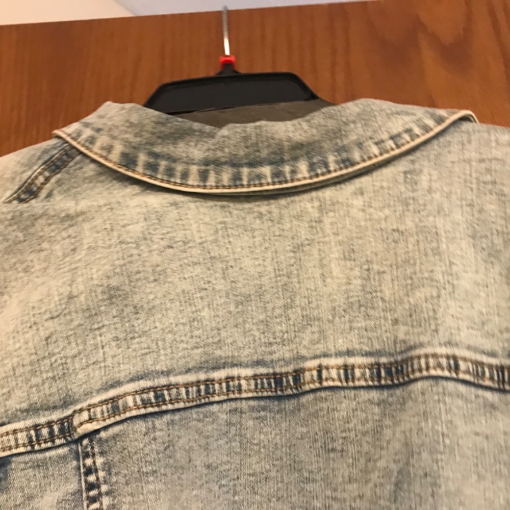 Seven Jean jacket woman’s coat ladies jacket Xl nwt biker wash - Picture 2 of 9